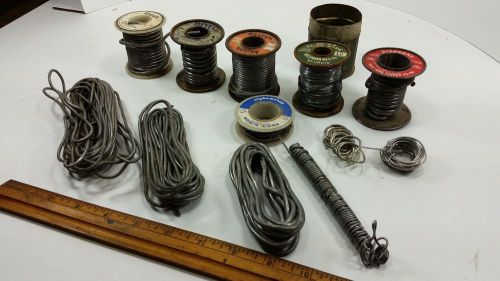 Lot Vintage Solder Kester standard buss fuse wire divco tin lead alloy 5 lbs