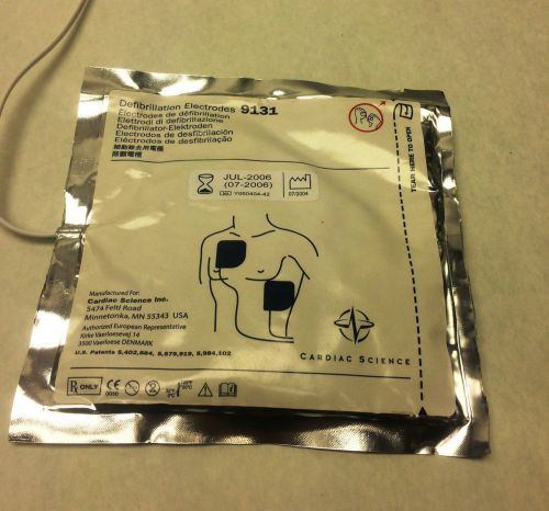 Cardiac science powerheart adult aed pads exp. 2006 for sale