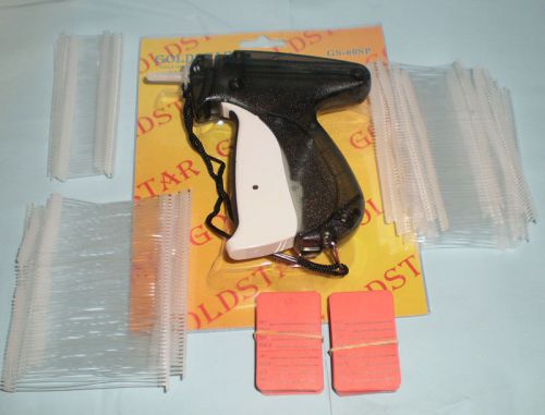 Clothing garment price label tagging tag tagger gun +2000 barbs pin +100 label for sale