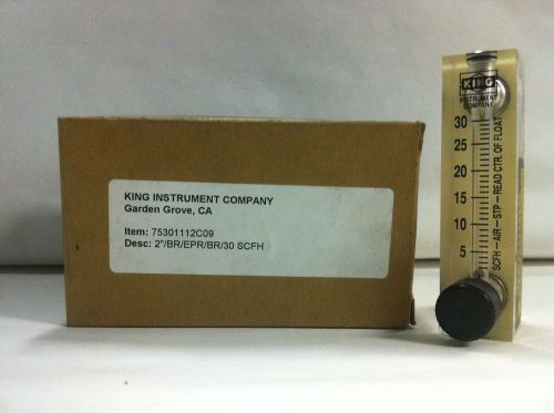 KING INSTRUMENT 75301112C09 FLOW METER