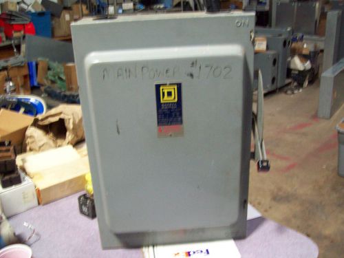 SQUARE D 200 AMP SAFETY SWITCH SER D2 H-364-N H364N