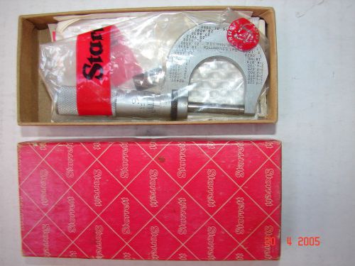 STARRETT MICROMETER T230FL  IN ORIGINAL BOX - MACHINIST ESTATE