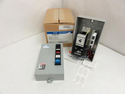 143404 New In Box, Eaton ECX09C1QHA-R61/C Starter, 9A, 3P, 600V Max, Coil: 24VDC