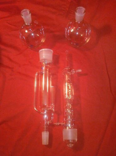 Soxhlet extractor 500ml b-stock  organic chemistry distillation  lab glassware for sale