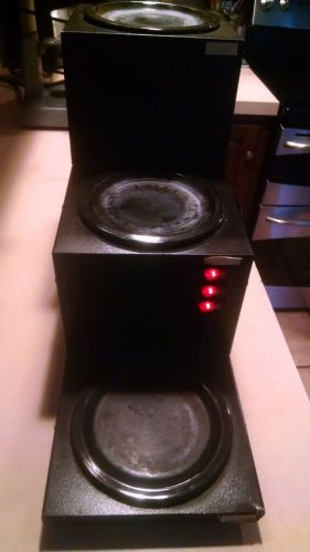 Grindmaster BW 3TBL 3 Tier Coffee/Tea Warmers- Black Finish Works Great