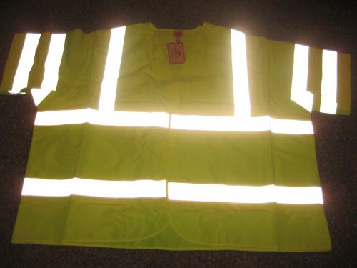 2pc red kap class 3 level 2 safety vest size 5xl for sale