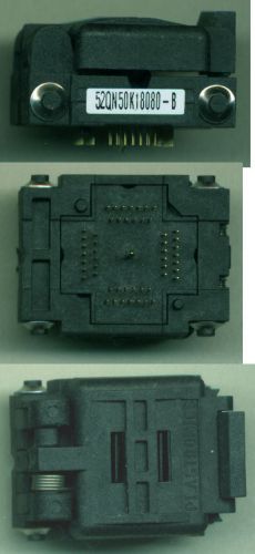 Plastronics qfn52 52qn50k18080-b ic test socket 0.5pitch for sale