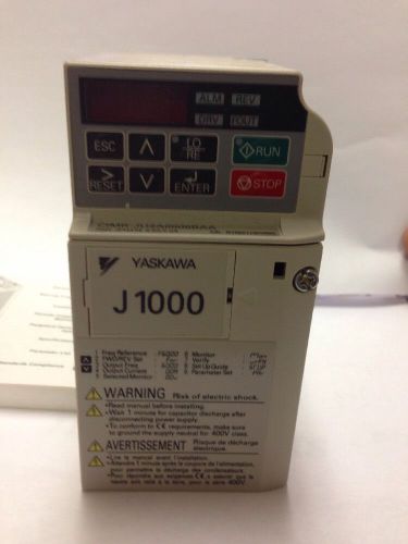 Yaskawa J1000 Cimr-JU2A0006BAA 200-240V 3-phase 1.5/1HP