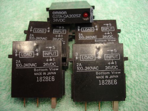 OMRON G3TA-OA202SZ  LOT OF 5  NEW