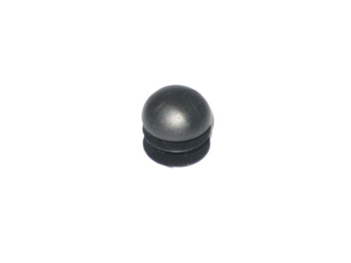 (150) 3/4&#034; Round Hole Plug, Ball Head, Ribbed , Black  - #C-24-U-21 - Free S&amp;H