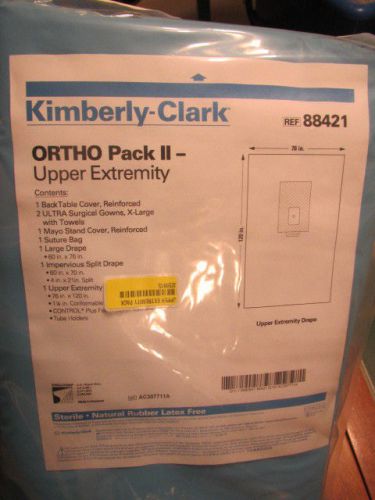 3 kimberly-clark ortho pack  2 upper exremity drape # 88421 3 more available for sale