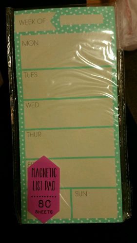 Target Dollar Spot Magnetic List Pad