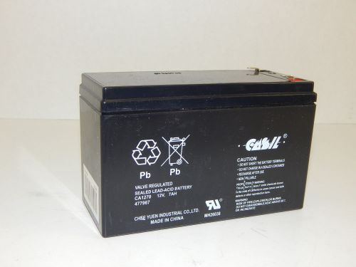 CASIL 12 VOLT BATTERY 12V 477967 SEALED LEAD-ACID 2-5/8 X 5-15/16 X 3-3/4