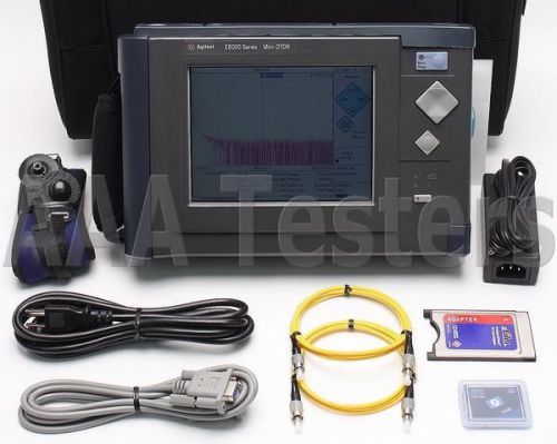 Agilent hp e6000c e6008b sm long haul fiber otdr 45db e6000 for sale