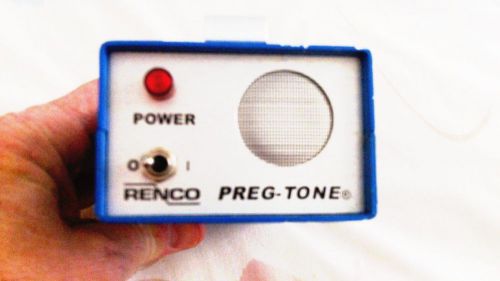 Renco Preg-Tone PregTone  Pregnancy Detector Check Sheep Goat Swine UltraSound