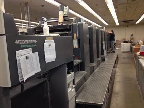 Printing press  1998 heidelberg  102-8p - 4/4 8 color for sale