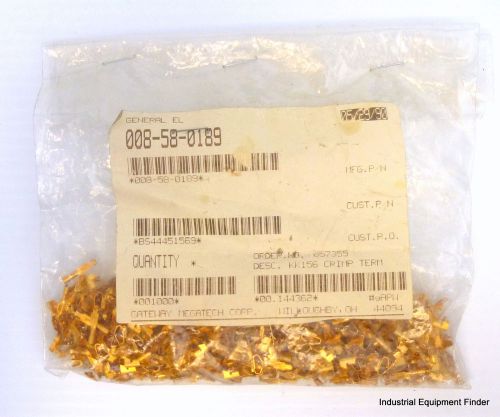 Lot of Approximately 300 Gateway Megatech 008-58-0189 Crimp Terminals *NEW*