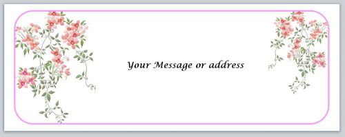 30 Flowers Personalized Return Address Labels Buy 3 get 1 free (bo203)