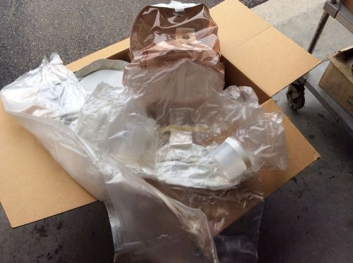 (4) rich industries #3900 air supplied plastic suits large 6-mil  plenum new $79 for sale