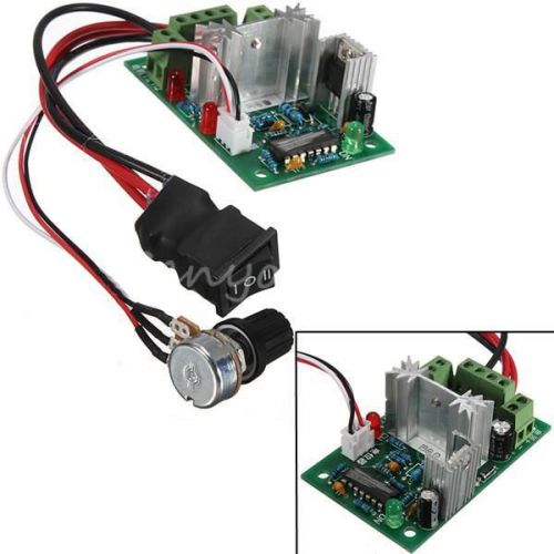 DC 10V 12V 30V Reversible PWM Motor Speed Switch Controller Voltage Regulator 3A