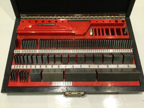 Pratt whitney hoke checkmate square gage blocks set machinist toolmaker 94 pcs for sale