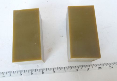 Phenolic epoxy/glass sheet 2&#034; thick g10 g11 g13 lot of 2 for sale