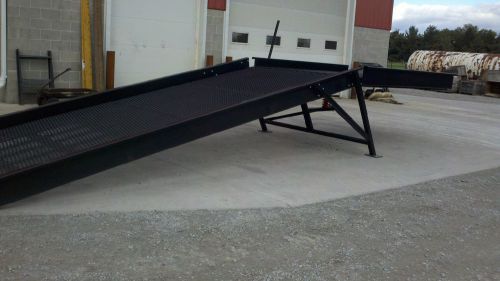 dock mobile yard ramp loading/leveling forklift truck ramp NEW Ideal Mfg.