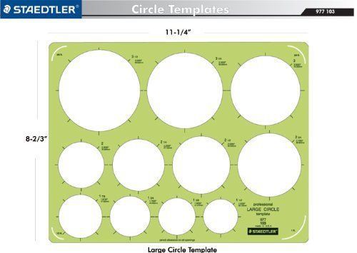 STAEDTLER Template, Large Circle