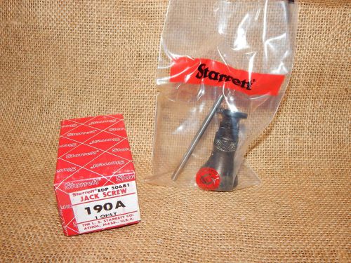 NEW Starrett tool No 190A jack screw in original box plastic sleeve Industrial