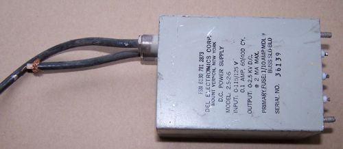 Power Supply, HVDC 0-2.5Kv