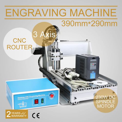 3 AXIS CNC ROUTER ENGRAVING ENGRAVER SAFE PRECISE ALUMINUM ALLOY DESKTOP POPULAR