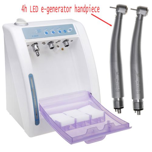 Dental Handpiece Maintenance Lubricant Lubricating Cleaner Device + 2 Handpiece