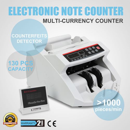 MONEY BILL NOTE COUNTER EFFICIENT MACHINE HIGH SPEED CASH REGISTER WELL MADE