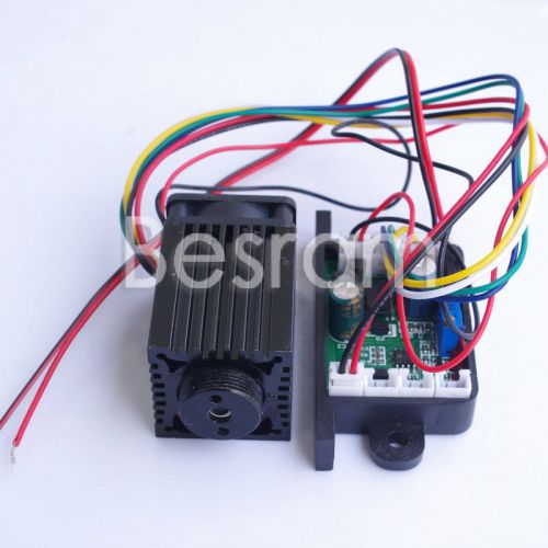 520nm 50mw green laser module 33x33x60mm 12v ttl 0-100khz fan cooling osram ld for sale