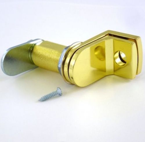 Locker Padlock Hasp, Bright Brass Finish