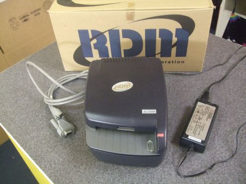 RDM EC7000i EC7011F Check Reader with Power Supply &amp; Box                    IC