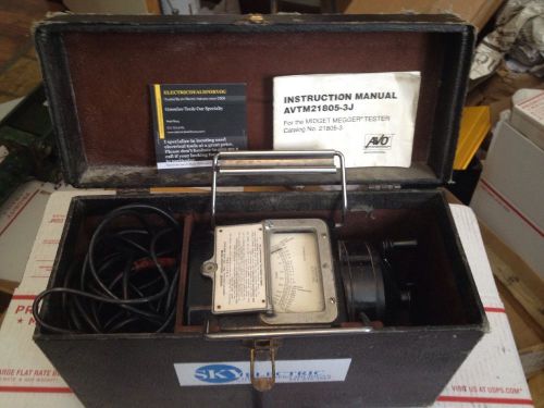 Biddle megger resistance insulation meter tester hand crank #4085 for sale