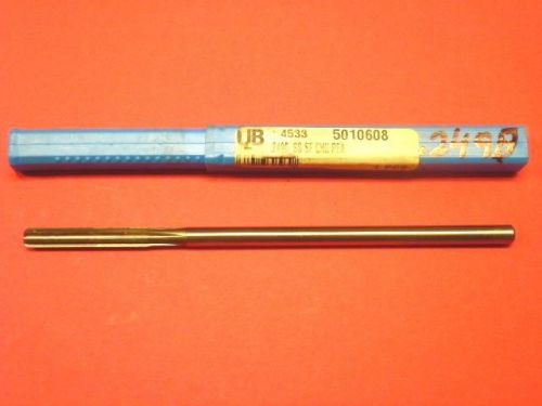 NOS! UNION BUTTERFIELD .2490&#034; CHUCKING REAMER, 4533, #5010608