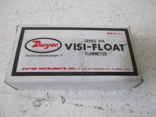 DWYER VFA-43-SSV FLOWMETER *NEW IN A BOX*