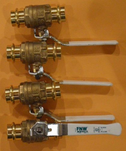 4 - 3/4&#034;  Pro Press Ball Valves FNW Low Lead Compliant