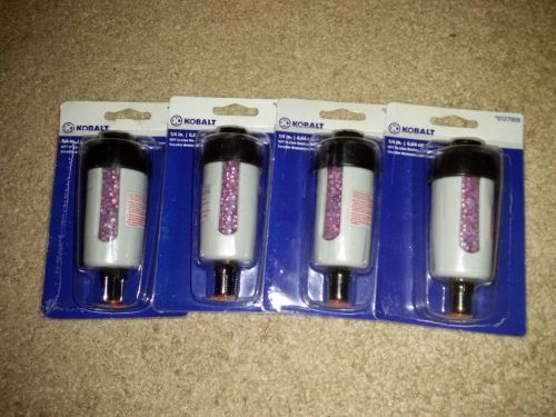 Lot (4) of kobalt npt in-line desiccant dryer 1/4&#034; for sale