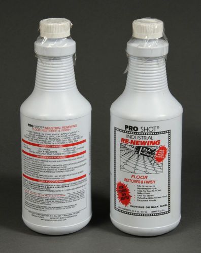 NEW 2-PACK PRO SHOT Industrial Re-Newing Floor Restorer, 2x 32-Ounces