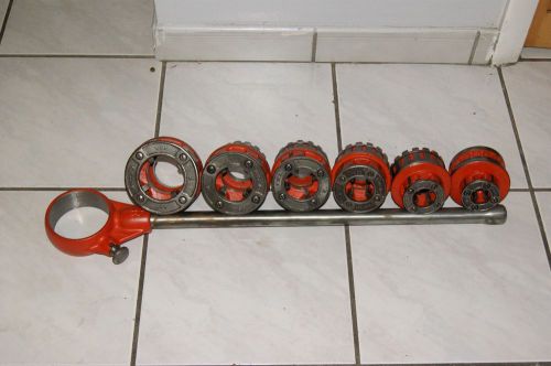 Ridgid 12-R Die Set 1/2&#034; to 2&#034;