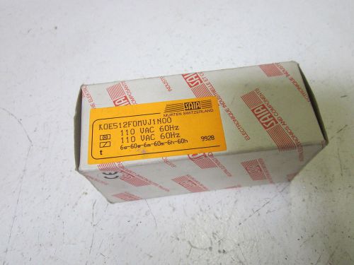 SAIA K0E512F0MVJ1N00 TIMER 110VAC (AS PICTURED)  *USED*