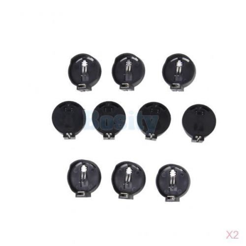 20Pcs CR2025 CR2032 Button Coin Cell Battery Socket Holder Case Connector Socket