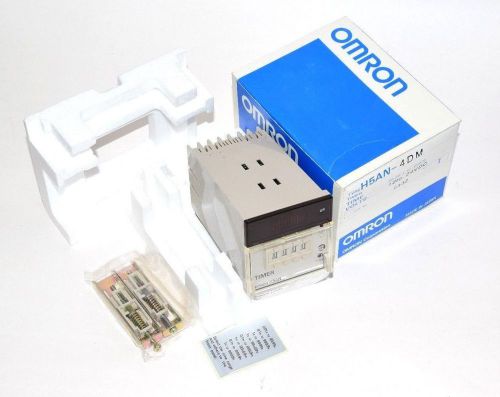 OMRON H5AN-4DM 12 - 24 VDC LED DIGITAL TIMER NOS