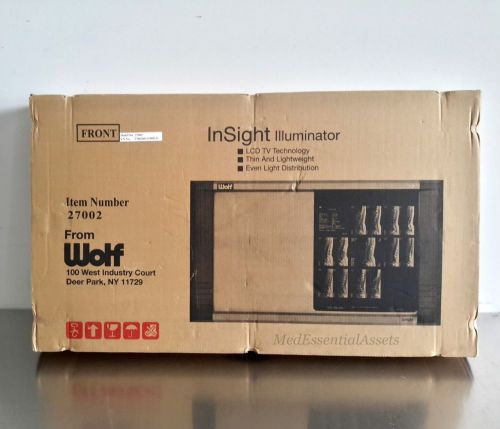 NEW R.Wolf 27002 InSight 2 Bank LCD TV X-Ray Illuminator ViewBox Diagnostic Lab
