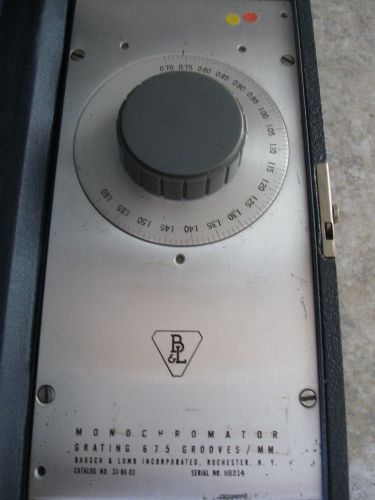 Bausch &amp; Lomb Monochromator Grating Grooves 675 Optical Lens