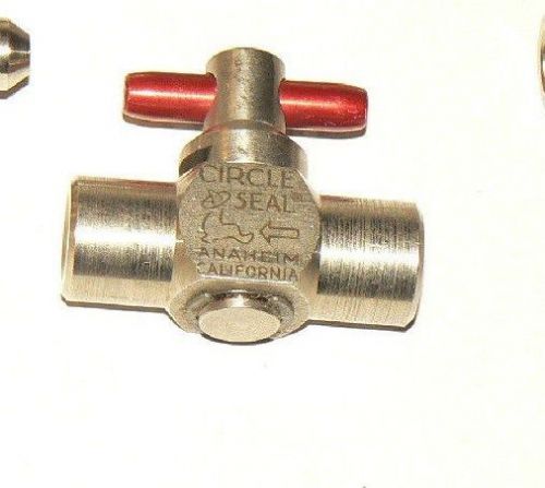 Circle Seal 9500 Series Plug Shutoff Valve 9532T-1PP 2000 PSI