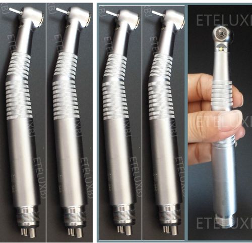 New 5 units Dentist KAVO LED Handpiece Self-Power Push button 4 Hole E-generator